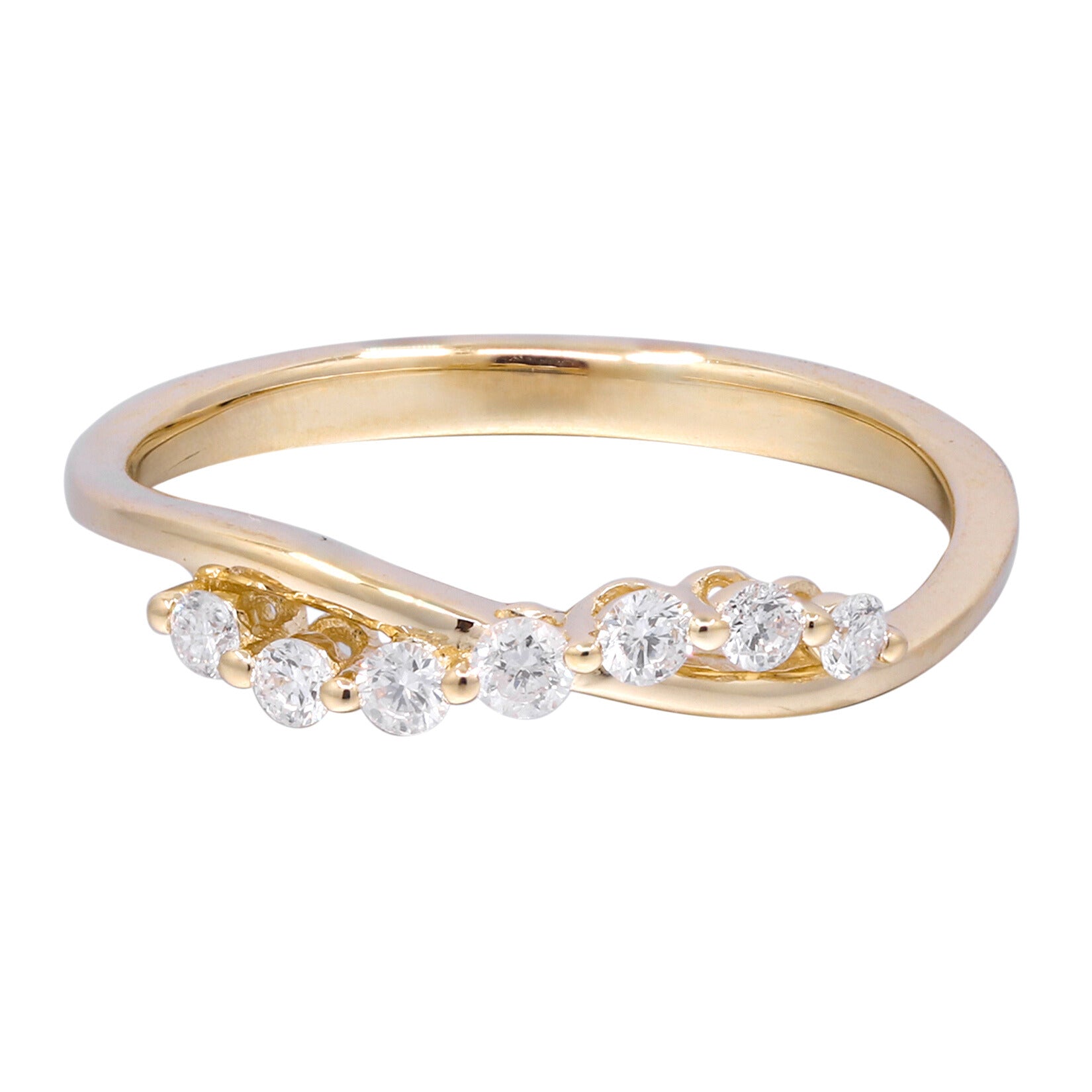 14K YELLOW DIAMOND RING