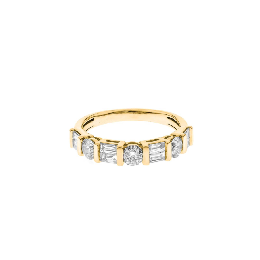 14K YELLOW  DIAMOND RING