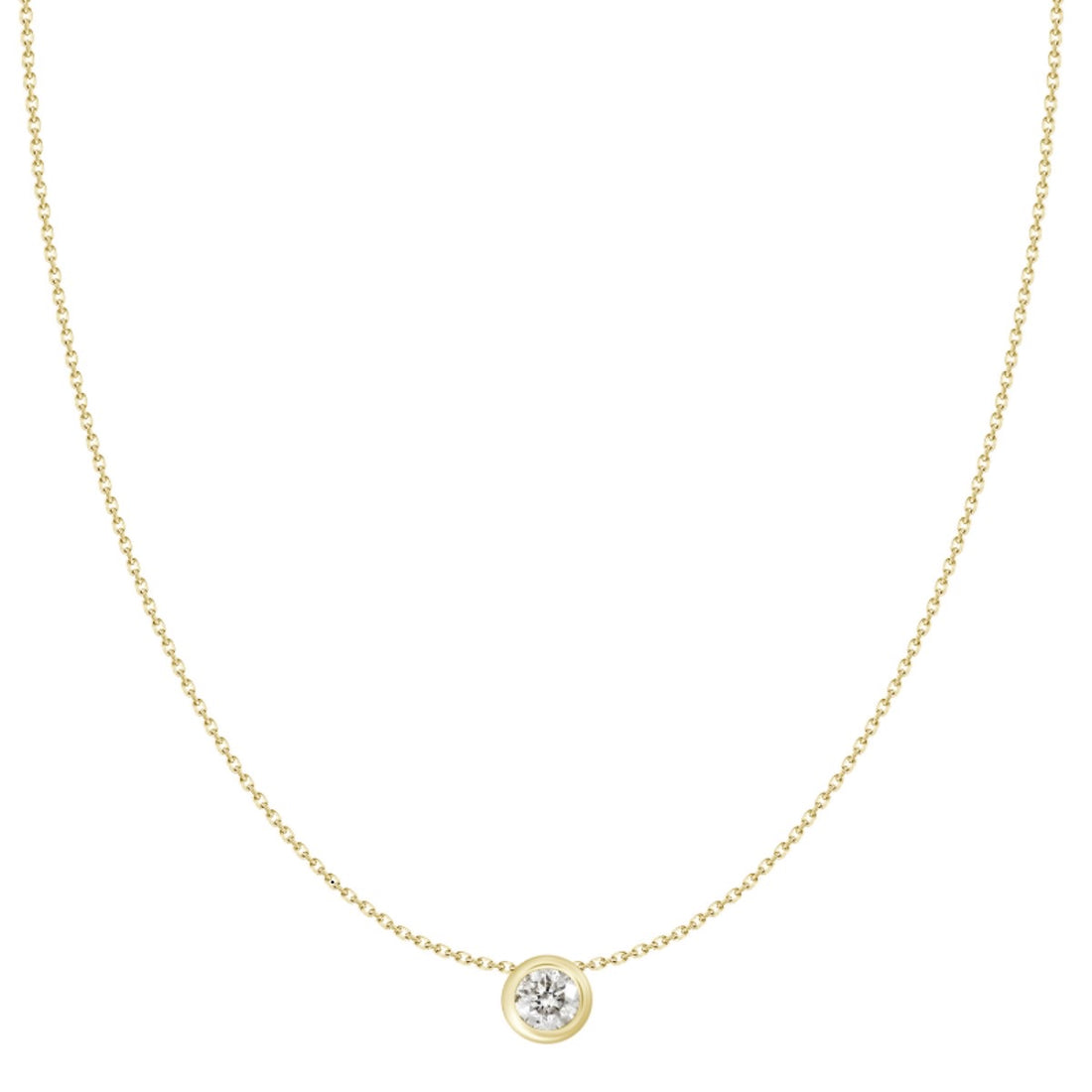 18K YELLOW DIAMOND NECKLACE