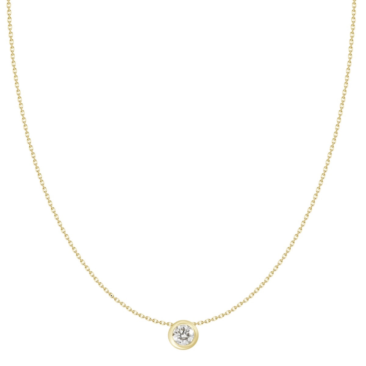 18K YELLOW DIAMOND NECKLACE