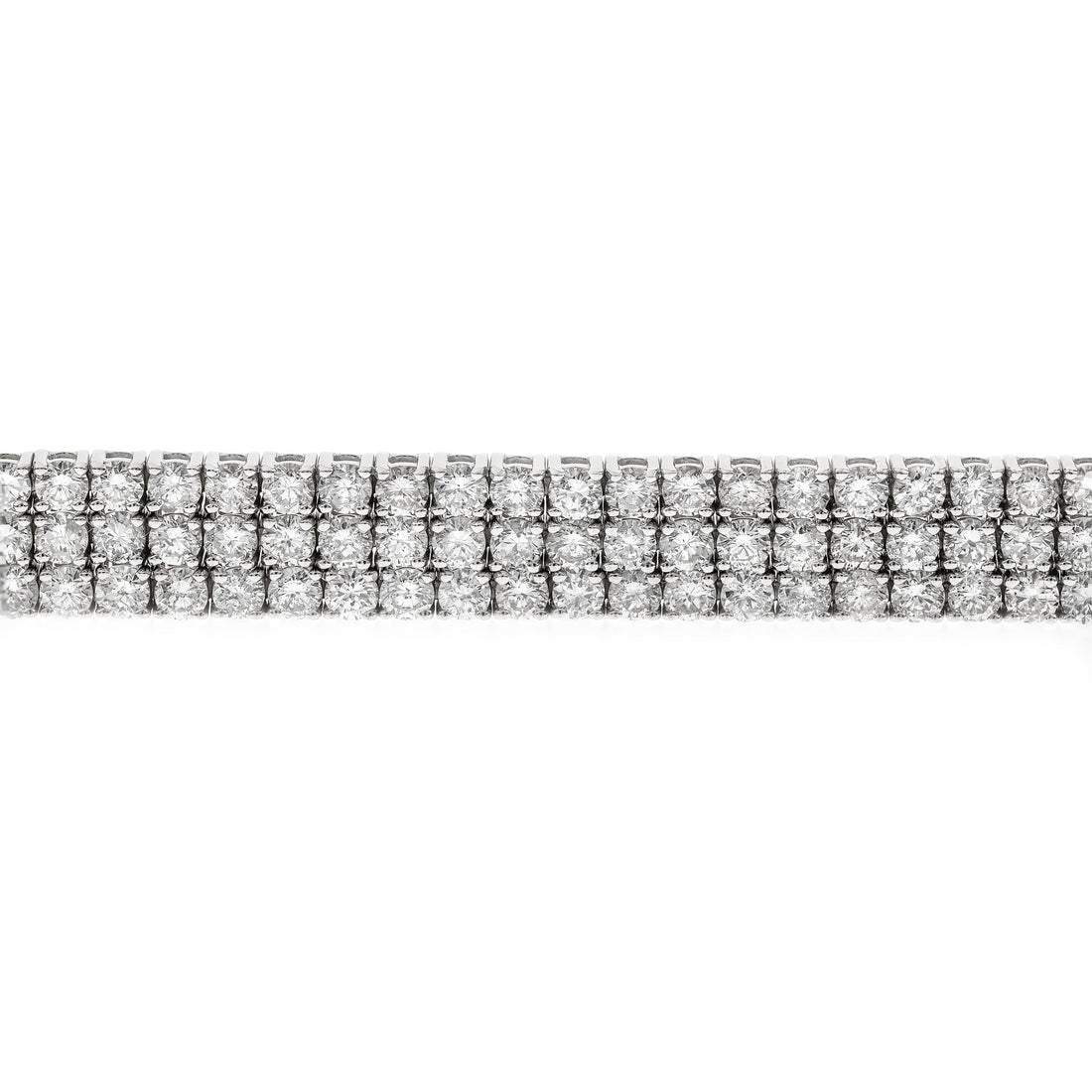 14K WHITE GOLD DIAMOND BRACELET