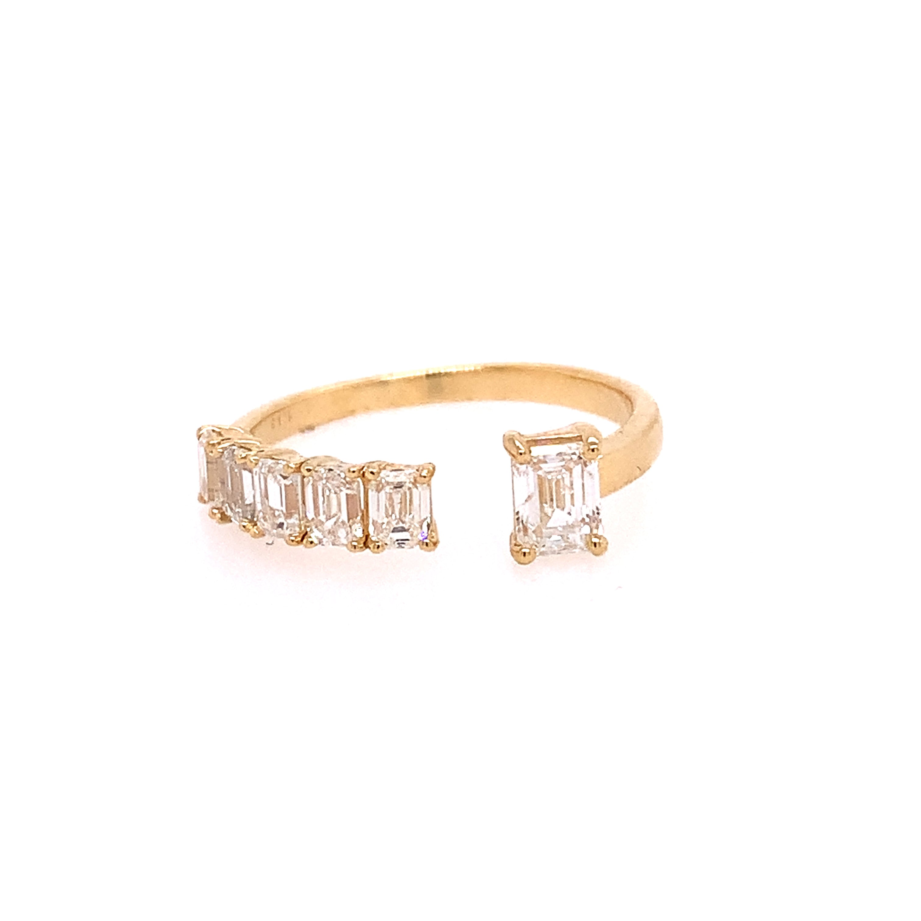 18K YELLOW DIAMOND RING